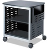 image:imageSafco Scoot Deskside Utility Cart amp MultiUse Printer Stand Desk Organizer Mobile Rolling Cart with Adjustable Shelf