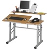 image:imageSafco SplitLevel Drafting Table Height Adjustable SittoStand 295 to 375 Medium Oak