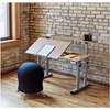 image:imageSafco SplitLevel Drafting Table Height Adjustable SittoStand 295 to 375 Medium Oak