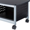 image:imageSafco Underdesk Multi Functional Stand  1855BL Powder Coated Steel Swivel Wheels Holds 100 lb  Home Orginization Solutions