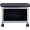 image:imageSafco Underdesk Multi Functional Stand  1855BL Powder Coated Steel Swivel Wheels Holds 100 lb  Home Orginization Solutions
