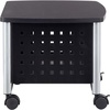 image:imageSafco Underdesk Multi Functional Stand  1855BL Powder Coated Steel Swivel Wheels Holds 100 lb  Home Orginization Solutions
