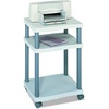 image:imageSafco Wave UnderDesk Utility Cart amp MultiUse Printer Stand 2Tier Printer Table for Home Office Rolling Cart with ShelfDesk Side