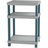 image:imageSafco Wave UnderDesk Utility Cart amp MultiUse Printer Stand 2Tier Printer Table for Home Office Rolling Cart with ShelfDesk Side