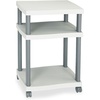 image:imageSafco Wave UnderDesk Utility Cart amp MultiUse Printer Stand 2Tier Printer Table for Home Office Rolling Cart with ShelfDesk Side
