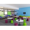 image:imageSafco Zenergy Ball Chair Active Seating AntiBurst Inflatable Chair for Home Office and Classroom Green Mesh