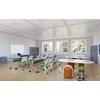 image:imageSafco Zenergy Inflatable Chair Active Seating AntiBurst Ball Chair for Home Office and Classroom Black Mesh