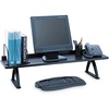 image:imageSafco 3603BL Wood Desk Riser Optimize Supplies and Monitor Heights Organize Desk and Tables 825 Inch riser Black