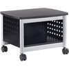 image:imageSafco Underdesk Multi Functional Stand  1855BL Powder Coated Steel Swivel Wheels Holds 100 lb  Home Orginization Solutions