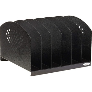 image:imageSafco Products 3167BL Steel Desk Combination Organizer Rack with 3 Vertical 3 Horizontal Sections Black6 Upright