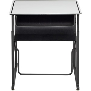 image:imageSafco Products AlphaBetter AdjustableHeight Desk 36 W x 24 D Premium Desktop Swinging Footrest Bar Classroom and Home School DeskDry Erase