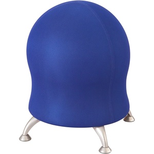 image:imageSafco Zenergy Ball Chair Active Seating AntiBurst Inflatable Chair for Home Office and Classroom Blue Mesh