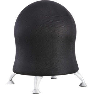 image:imageSafco Zenergy Inflatable Chair Active Seating AntiBurst Ball Chair for Home Office and Classroom Black Mesh