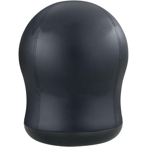 image:imageSafco Zenergy Swivel Ball Chair AntiBurst Vinyl Exercise Ball Chair for Home Office amp Classroom Ideal for K12 Supports Active Seating Green MeshBlack Vinyl