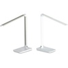 image:imageSafco 1001SL Vamp LED Modern ABS Desk Lamp with USB Port and Dimmer Switch SilverSilver