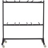 image:imageSafco 2 Tier Folding Chair Cart Heavy Duty Powder Coated Storage Cart Holds 84 Chairs CommercialGrade Steel BlackTwo Tier Cart