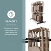 image:imageSafco 2 Tier Folding Chair Cart Heavy Duty Powder Coated Storage Cart Holds 84 Chairs CommercialGrade Steel BlackTwo Tier Cart