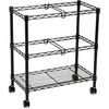 image:imageSafco 2Tier Rolling File Cart Fits Letter and LegalSize Hanging Folders Steel FileFolder Cart