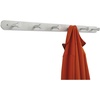 image:imageSafco 4202 Nail Head Coat Hook 6 Hook Silver6 Hook