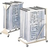 image:imageSafco 5026 Mobile Stand Store Large Documents Plans Blueprints CAD Drawings and More 4 Rolling Caster Wheels Tropic SandStand