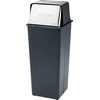 image:imageSafco 9893 Reflections Push Top Waste Receptacle 21Gallon Black