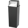image:imageSafco 9893 Reflections Push Top Waste Receptacle 21Gallon Black