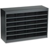 image:imageSafco EZ Stor Literature Organizer 24 Compartments Office and Classroom Commercial Grade Steel Mailbox Mail Sorter Heavy Duty Construction Black