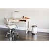 image:imageSafco Ellipse Step On Plastic Trash Can with Foot Pedal 3 Gallon Garbage Can for Kitchen Bedroom Office Hands Free RedWhite