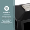 image:imageSafco Evos Steel Trash Can 38 Gallons Indoor and Outdoor Use Commercial Garbage Can with Plastic Liner15 Gallon