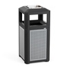 image:imageSafco Evos Steel Trash Can 38 Gallons Indoor and Outdoor Use Commercial Garbage Can with Plastic Liner15 Gallon
