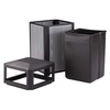 image:imageSafco Evos Steel Trash Can 38 Gallons Indoor and Outdoor Use Commercial Garbage Can with Plastic Liner38 Gallon