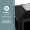 image:imageSafco Evos Steel Trash Can 38 Gallons Indoor and Outdoor Use Commercial Garbage Can with Plastic Liner38 Gallon