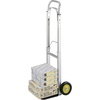image:imageSafco HideAway Fold Up Collapsible Utility Hand Truck 250 lb Capacity Aluminum Frame Steel Toe Plate 2 6 Smooth Rolling Rubber WheelsCollapsible