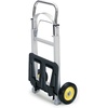 image:imageSafco HideAway Fold Up Collapsible Utility Hand Truck 250 lb Capacity Aluminum Frame Steel Toe Plate 2 6 Smooth Rolling Rubber WheelsCollapsible