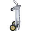 image:imageSafco HideAway Fold Up Collapsible Utility Hand Truck 250 lb Capacity Aluminum Frame Steel Toe Plate 2 6 Smooth Rolling Rubber WheelsHide away Convertible