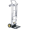 image:imageSafco HideAway Fold Up Collapsible Utility Hand Truck 250 lb Capacity Aluminum Frame Steel Toe Plate 2 6 Smooth Rolling Rubber WheelsHide away Convertible