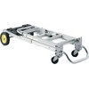 image:imageSafco HideAway Fold Up Collapsible Utility Hand Truck 250 lb Capacity Aluminum Frame Steel Toe Plate 2 6 Smooth Rolling Rubber WheelsHide away Convertible
