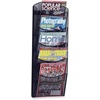 image:imageSafco Mesh Magazine Holder 5 Pocket Wall Mount Display Rack Brochure Organizer Durable Steel Construction 5lb Capacity Black