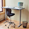 image:imageSafco Metro Ergonomic Office Chair ExtendedHeight Adjustable with Swivel Base Padded Black