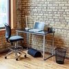 image:imageSafco Metro Ergonomic Office Chair ExtendedHeight Adjustable with Swivel Base Padded Black