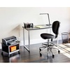 image:imageSafco Metro Ergonomic Office Chair ExtendedHeight Adjustable with Swivel Base Padded Black