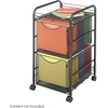 image:imageSafco Mobile File Cart Fits Letter and LegalSize Hanging Folders Includes a Locking Lid amp 2 KeysLocking Top