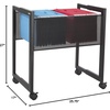 image:imageSafco Mobile File Cart Fits Letter and LegalSize Hanging Folders Includes a Locking Lid amp 2 KeysOpen Top