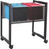 image:imageSafco Mobile File Cart Fits Letter and LegalSize Hanging Folders Includes a Locking Lid amp 2 KeysOpen Top