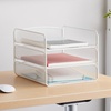 image:imageSafco Onyx Desk Organizer 3 Trays Office and Classroom Mailbox Paper and Mail Sorter Steel Mesh White