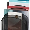 image:imageSafco Onyx Desk Organizer 8 Tiered Vertical Compartments Office and Classroom Mailbox  Paper and Mail Sorter Steel Mesh BlackBlack