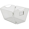 image:imageSafco Onyx LetterSize Desktop Tub File Collapsible For Compact Storage Integrated Handles Steel Mesh BlackSilver