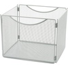 image:imageSafco Onyx Mesh LetterSize File Cube 2170BL Black Black Powder Coat Finish Durable Steel Mesh ConstructionSilver