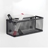 image:imageSafco Onyx Mesh Marker Organizer Basket  Steel Mesh with Durable Powder Coat Finish  8W x 325D x 3H  Magnetic Back  Includes Wall Mounting Hardware  Perfect for Office amp Classrooms