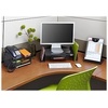 image:imageSafco Onyx Phone and Utility Tray with Drawer Desktop Organizer Durable Steel Construction SilverBlack